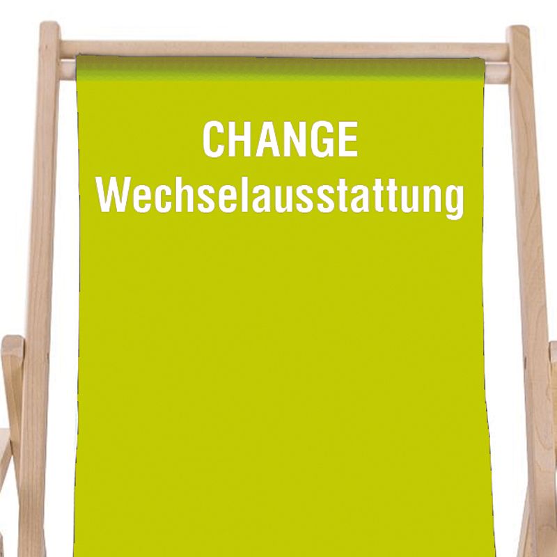 Liegestuhl Deckchair, Change Wechselausstattung